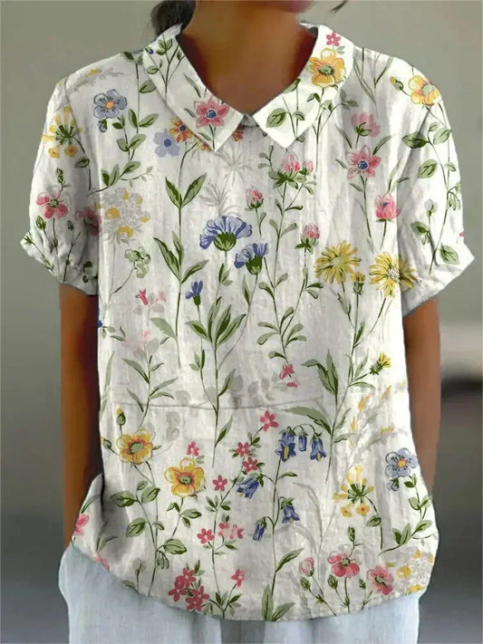 Ragnhild | Floral Blouse