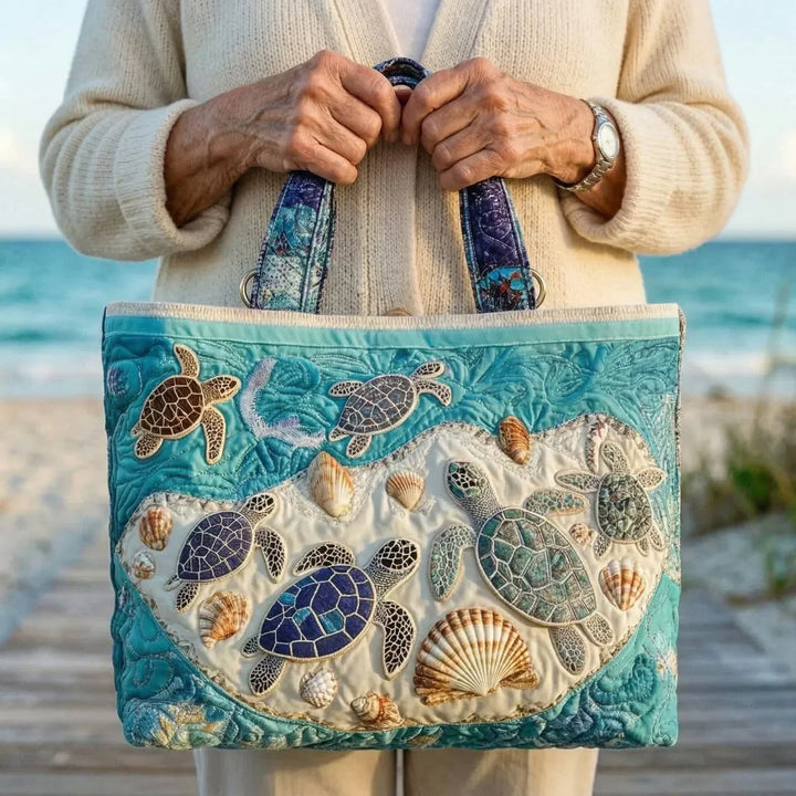 Tote Padded Bag - Turtle Love