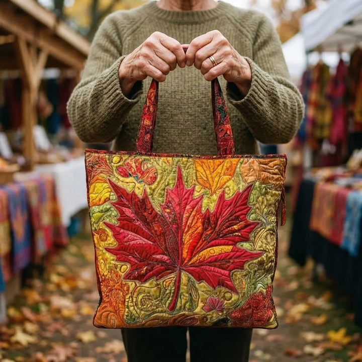 Tote Padded Bag - Maple at Sunset
