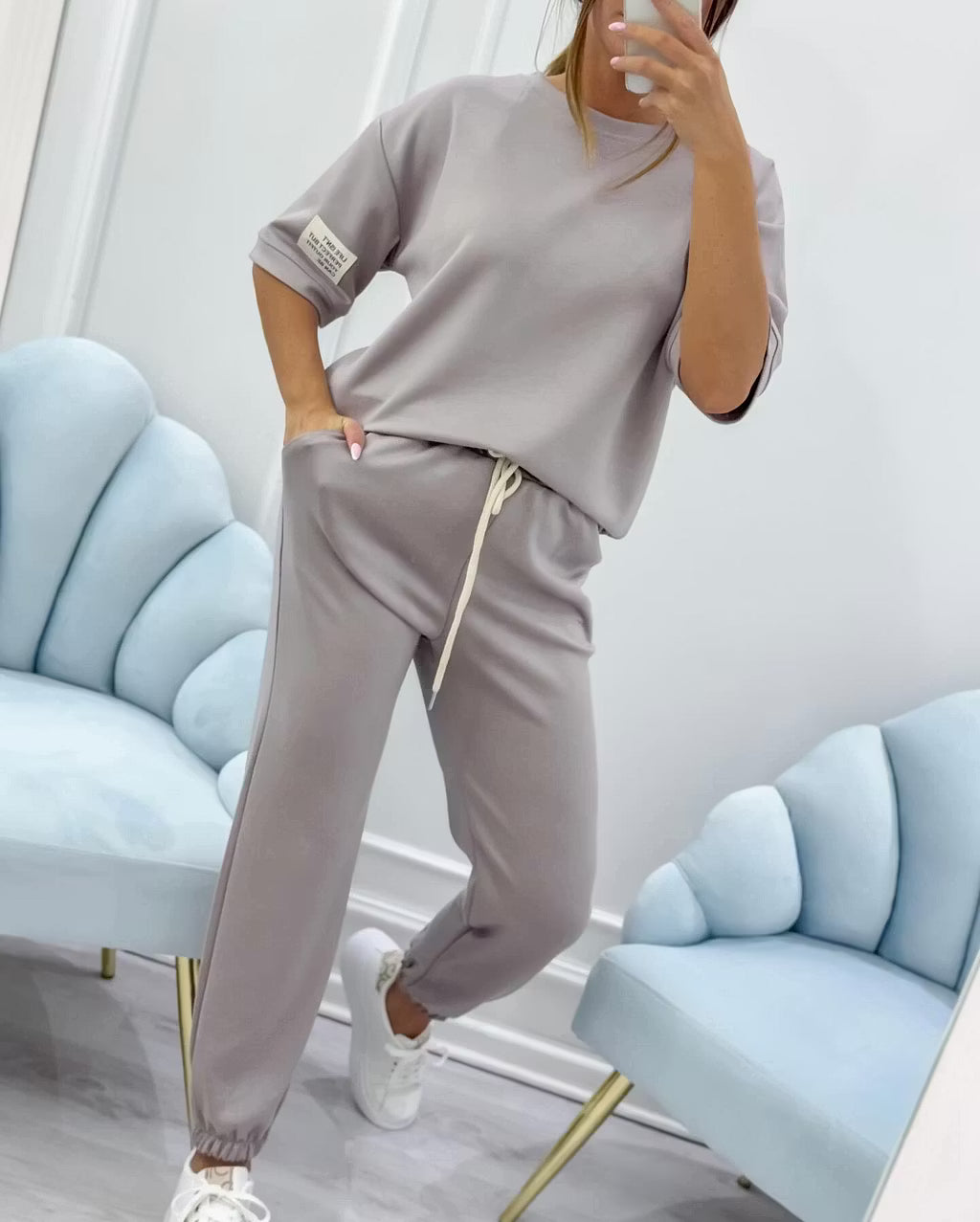 Daisy | Loose Top &amp; Ankle Trouser Set