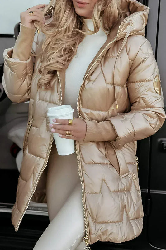 Yasmine | Stylish Warm Jacket - Beige
