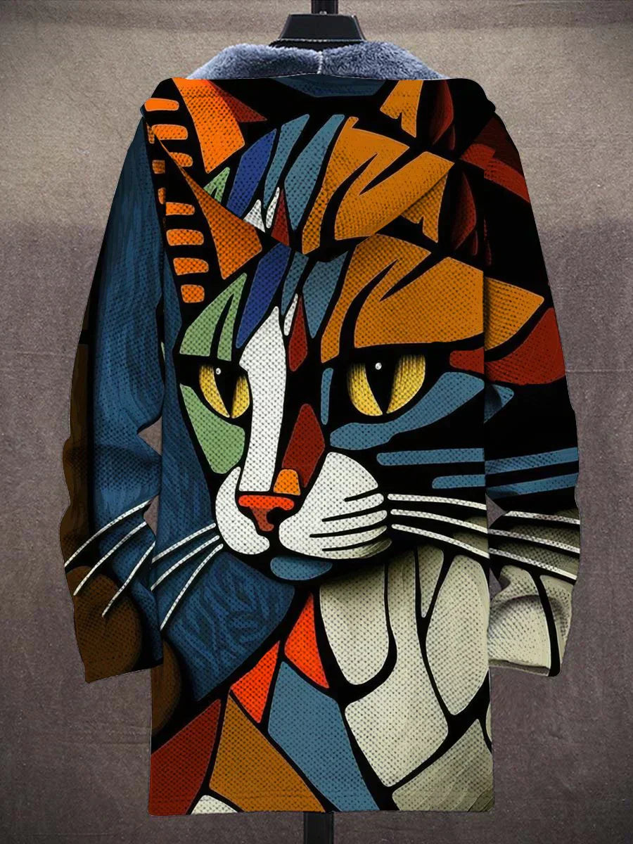 Anna | Artistic Print Coat