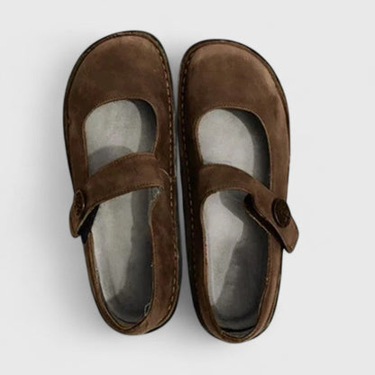 Alice | Patina Leather Mary Janes