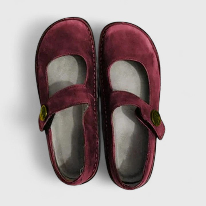 Alice | Patina Leather Mary Janes