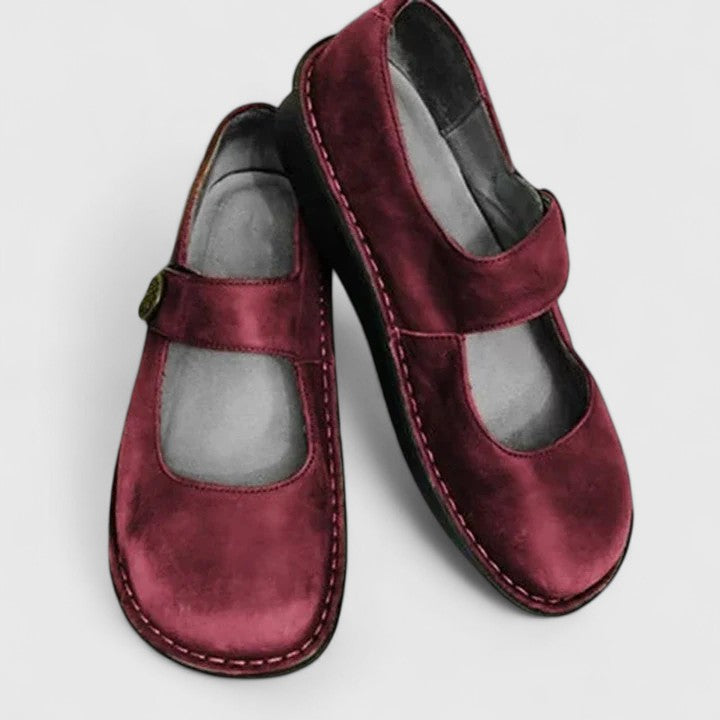 Alice | Patina Leather Mary Janes