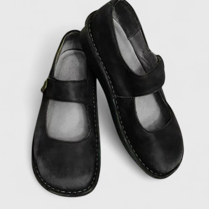 Alice | Patina Leather Mary Janes