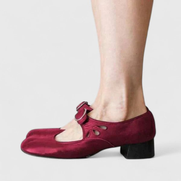 Nancy | Retro Round-Buckle Mary Janes
