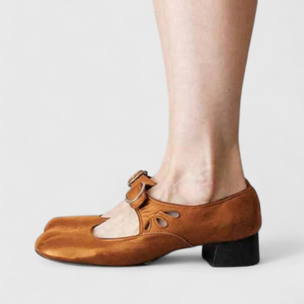 Nancy | Retro Round-Buckle Mary Janes