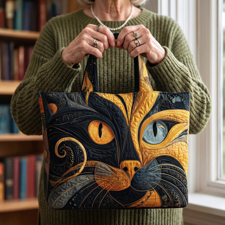 Tote Padded Bag - Mystical Cat