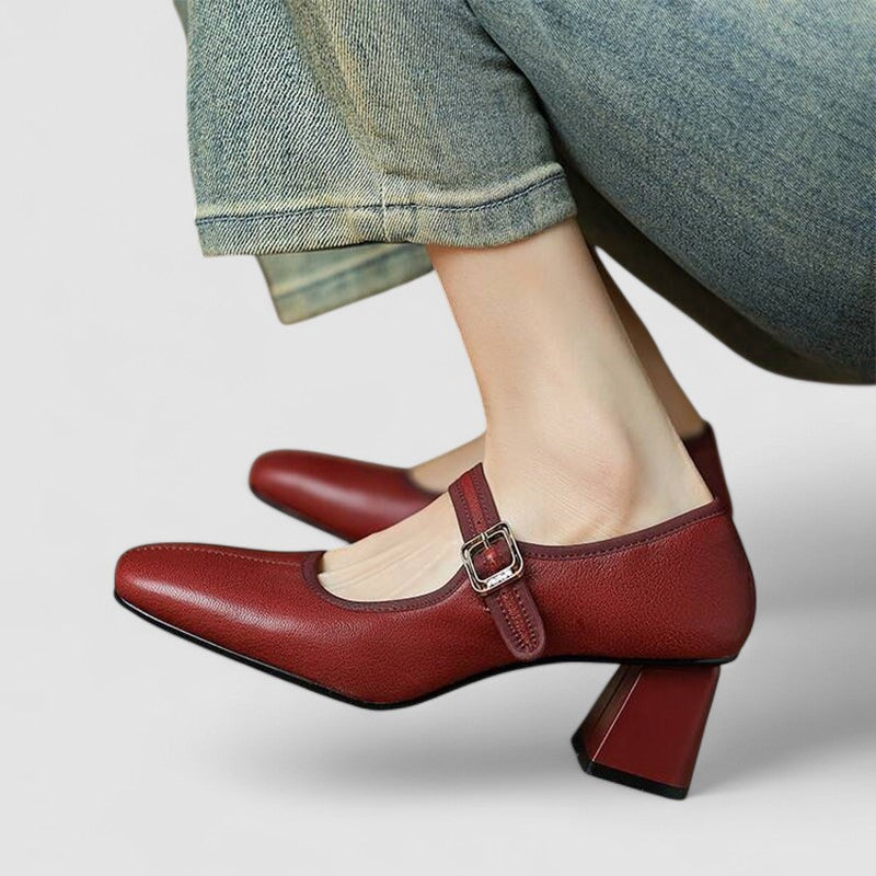 Catherine | Elegant Heeled Mary Janes