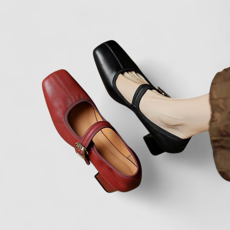 Catherine | Elegant Heeled Mary Janes