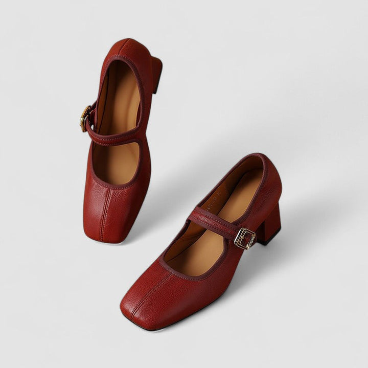 Catherine | Elegant Heeled Mary Janes
