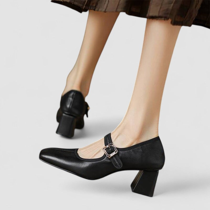 Catherine | Elegant Heeled Mary Janes