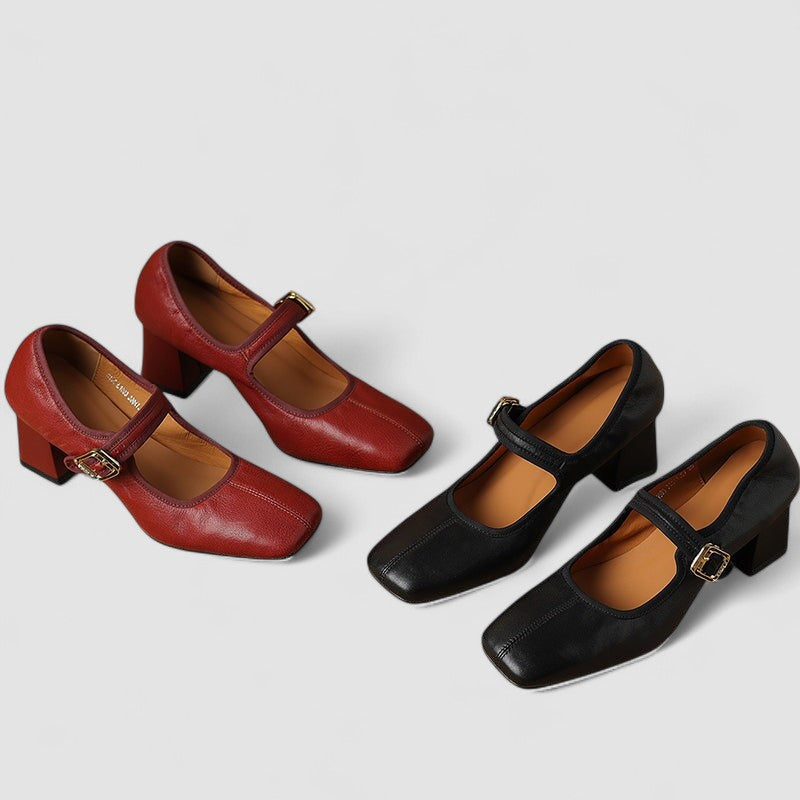 Catherine | Elegant Heeled Mary Janes