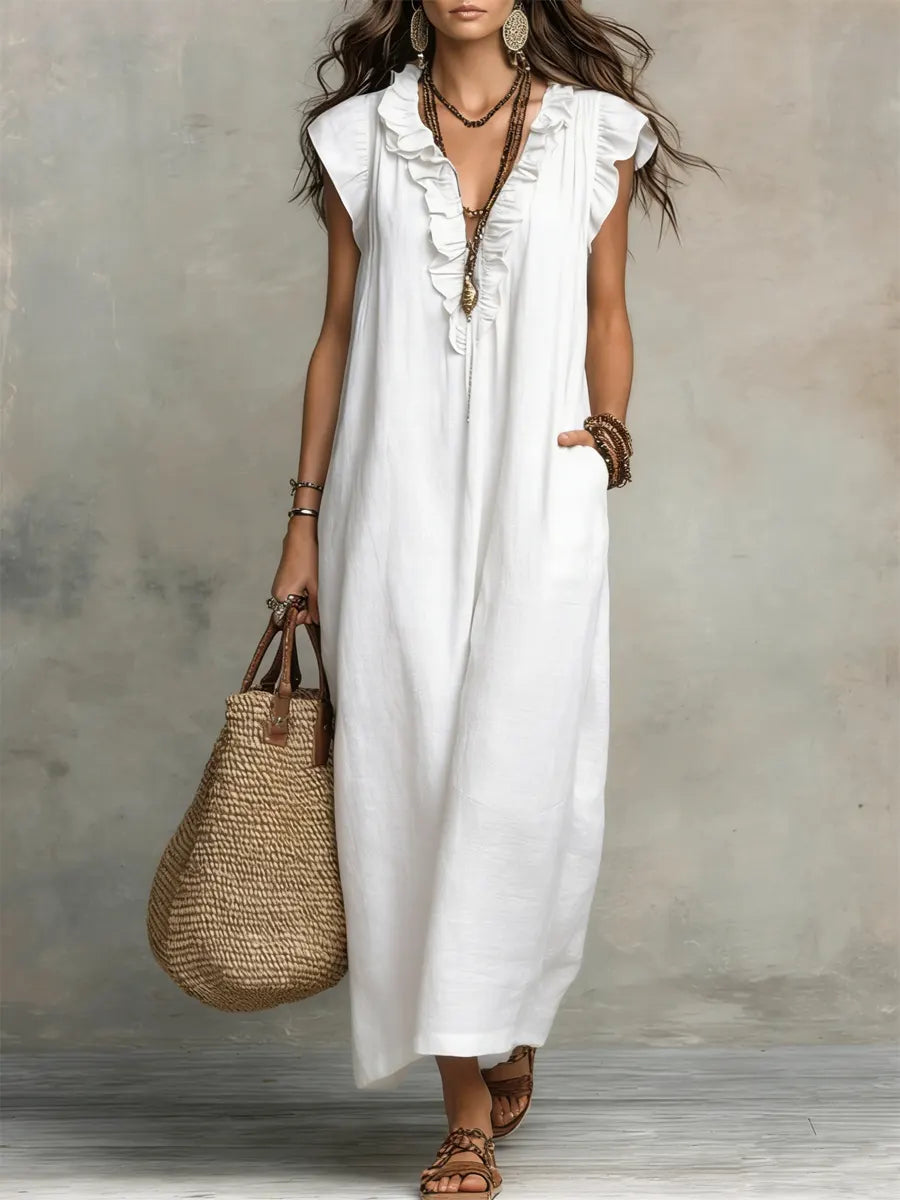 Cecilia Elegant Summer Maxi Dress