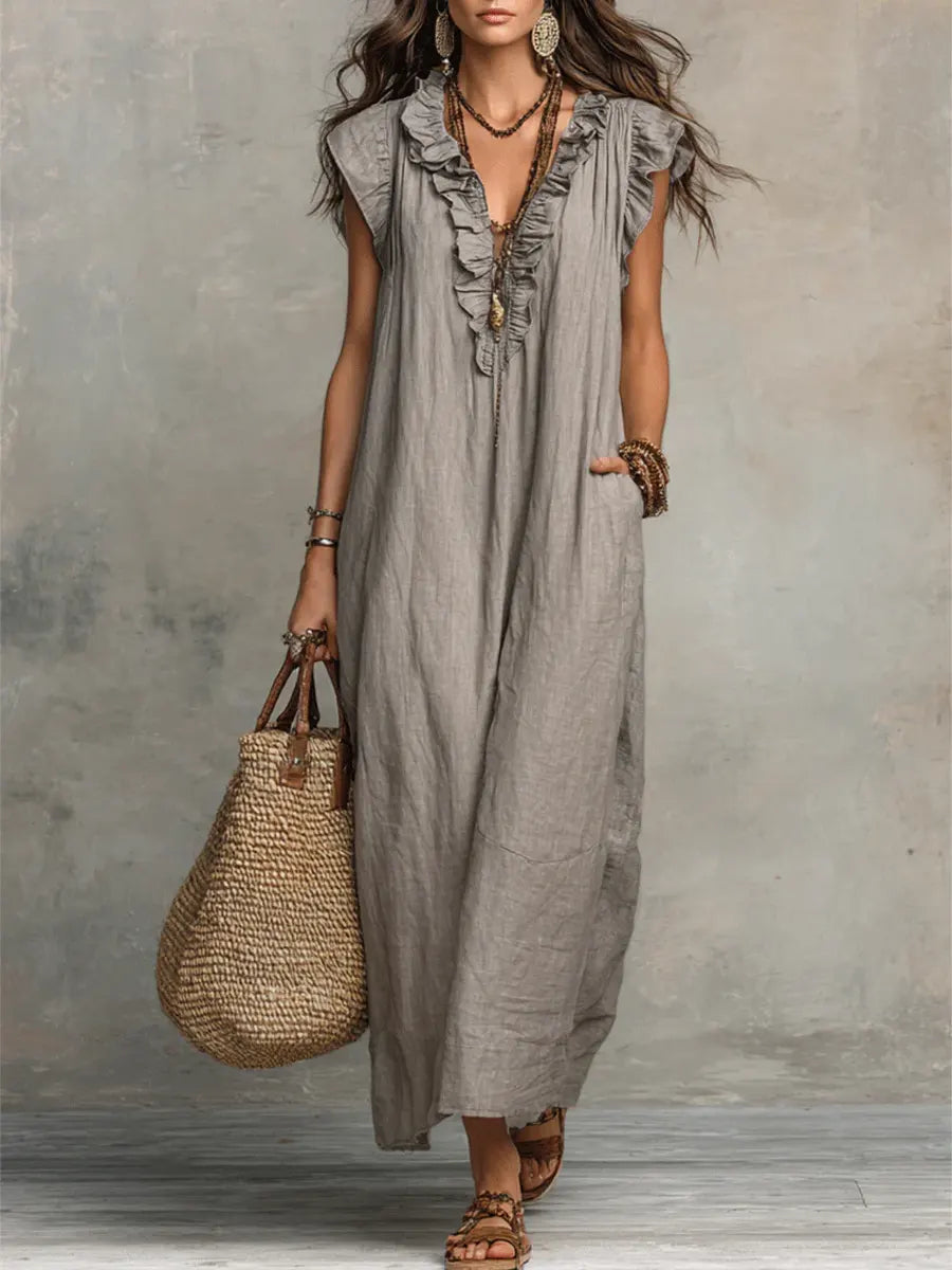 Cecilia Elegant Summer Maxi Dress