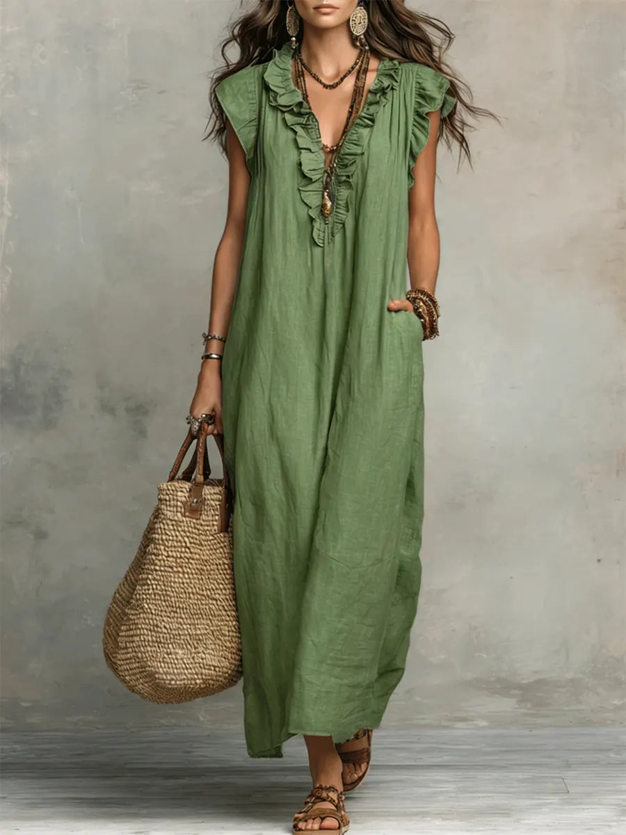 Cecilia Elegant Summer Maxi Dress