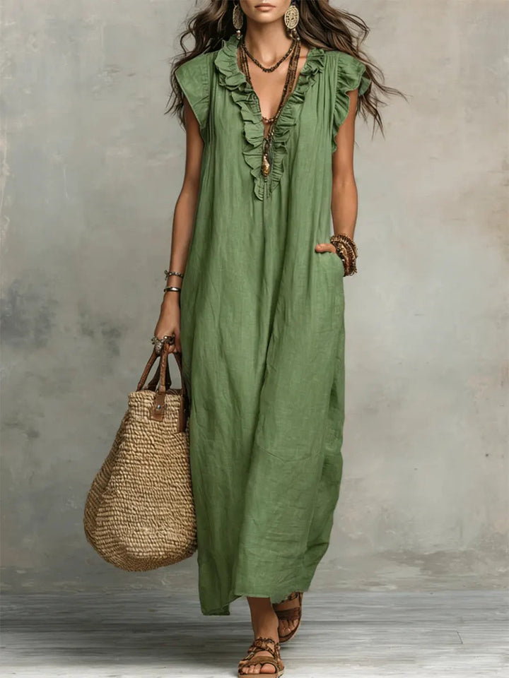 Cecilia Elegant Summer Maxi Dress