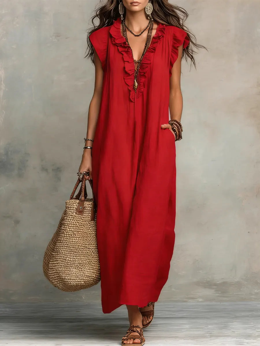 Cecilia Elegant Summer Maxi Dress