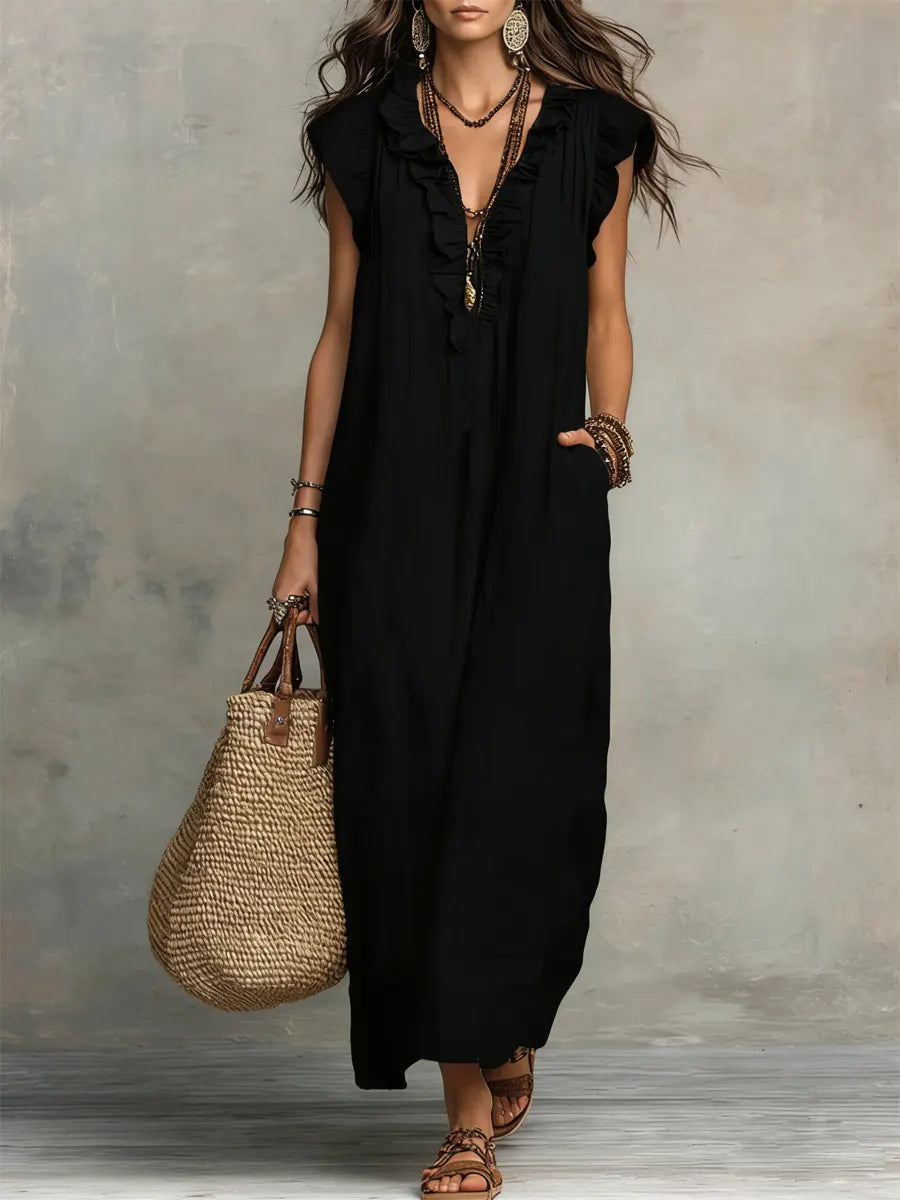Cecilia Elegant Summer Maxi Dress