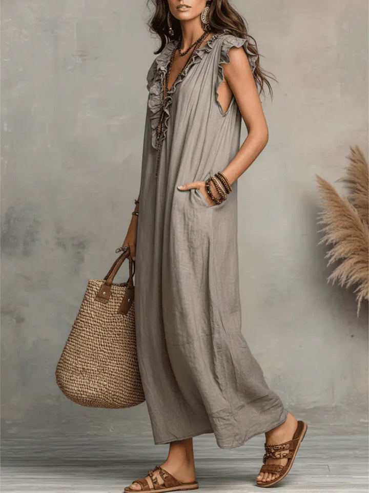 Cecilia Elegant Summer Maxi Dress