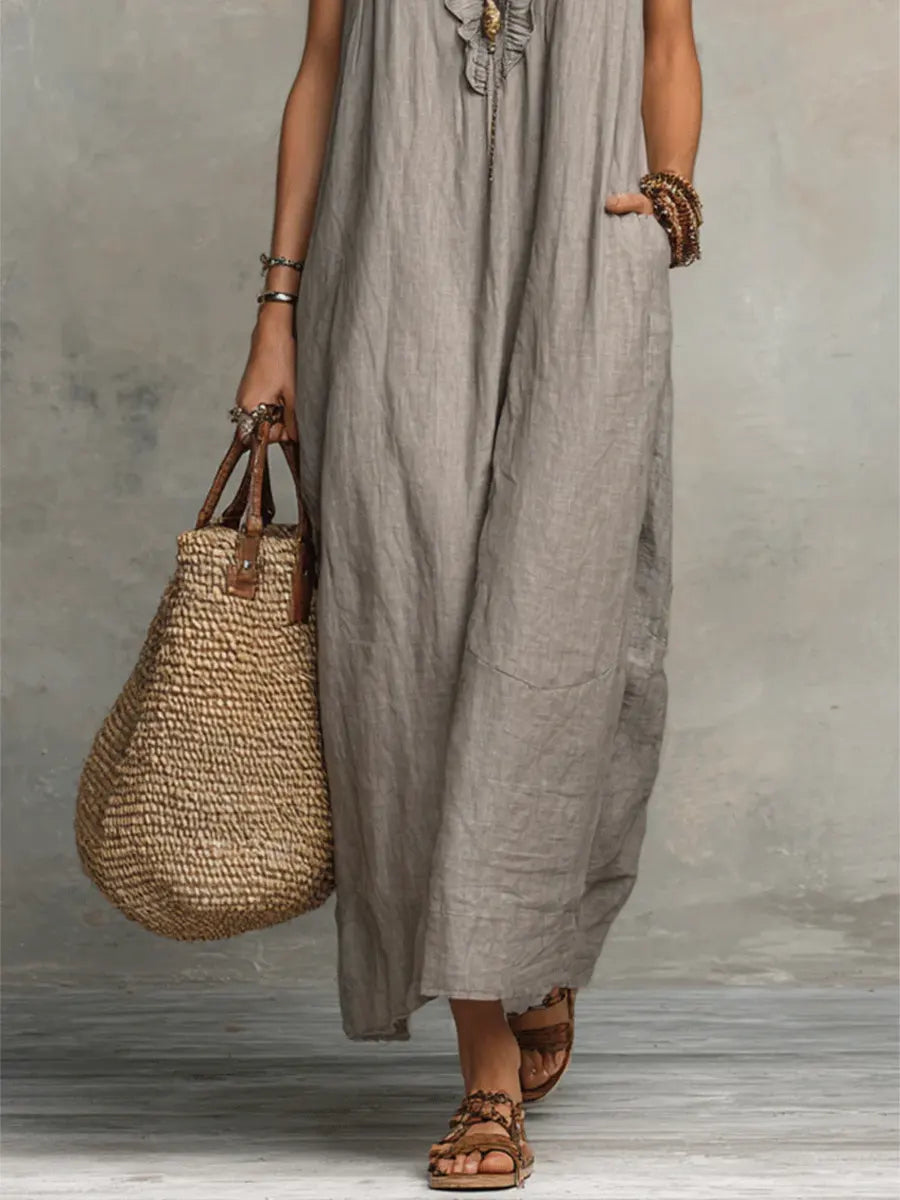 Cecilia Elegant Summer Maxi Dress