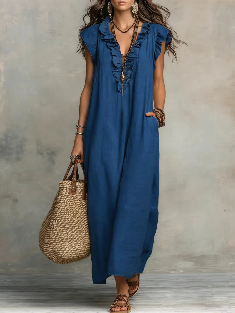 Cecilia Elegant Summer Maxi Dress