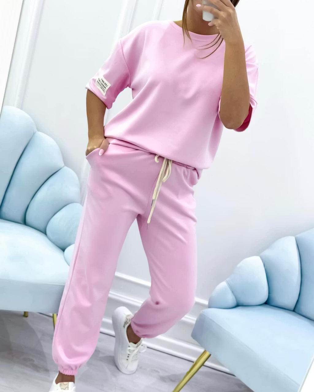 Daisy | Loose Top &amp; Ankle Trouser Set
