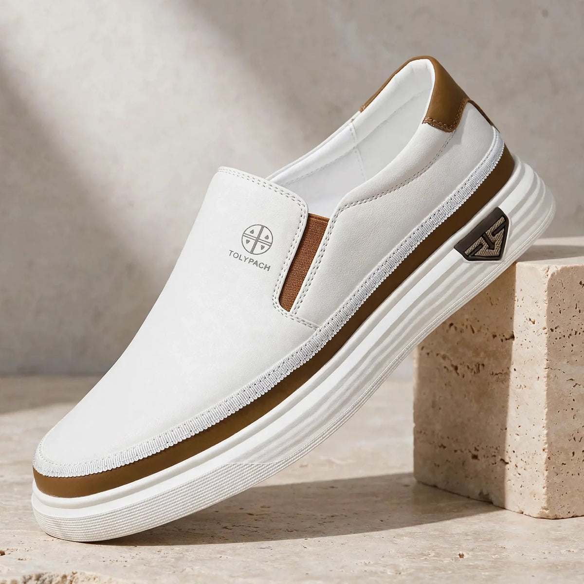 Albert Slip-On Leather Sneakers
