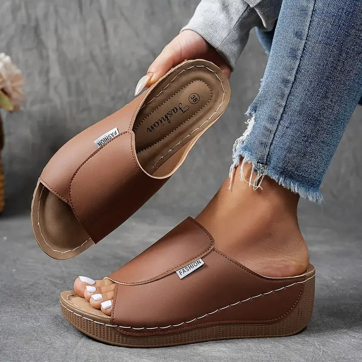 Ivy Ultra-Comfort Orthopaedic Sandals - Brown