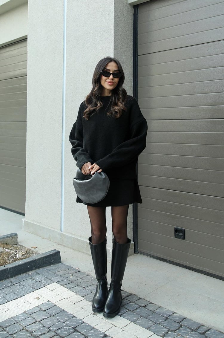 Helena | Knitted Skirt Set
