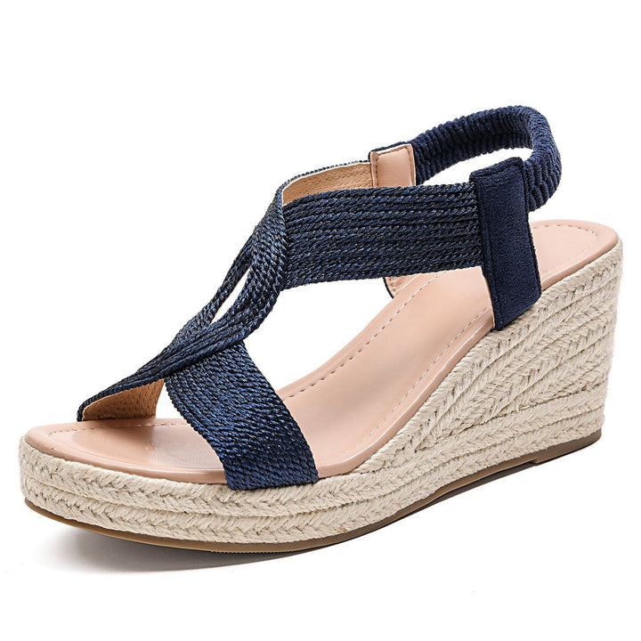 Aroa Handwoven Wedge Sandals