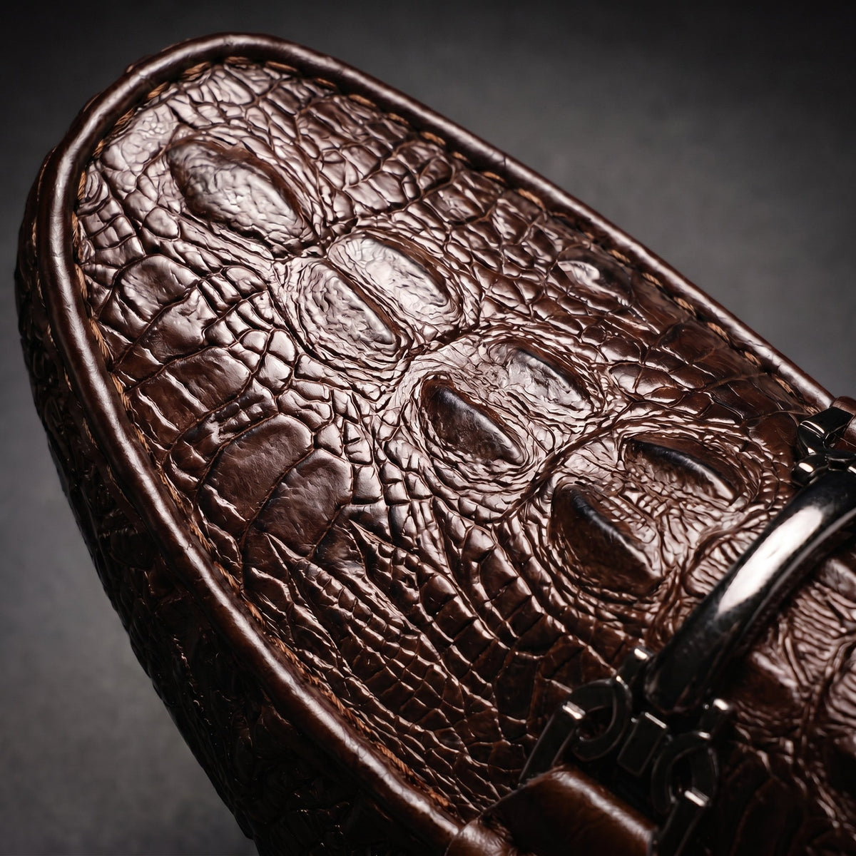 Rupert Croc-Embossed Loafers