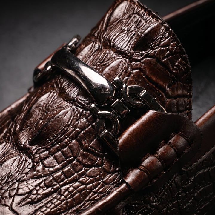 Rupert Croc-Embossed Loafers