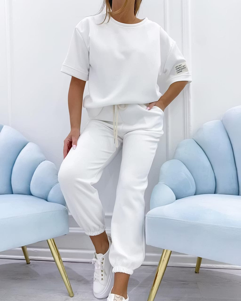 Daisy | Loose Top &amp; Ankle Trouser Set