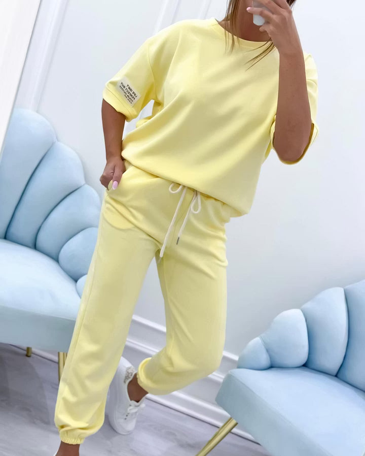 Daisy | Loose Top &amp; Ankle Trouser Set