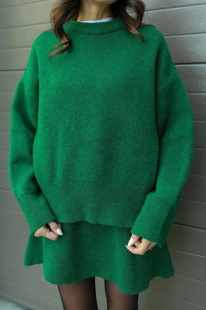 Helena | Knitted Skirt Set
